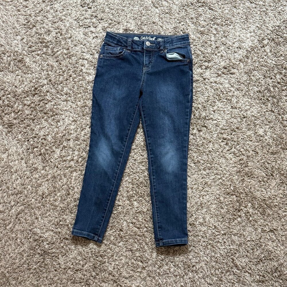 EUC Cat & Jack Girls Jeans Size 8 Skinny Jeans